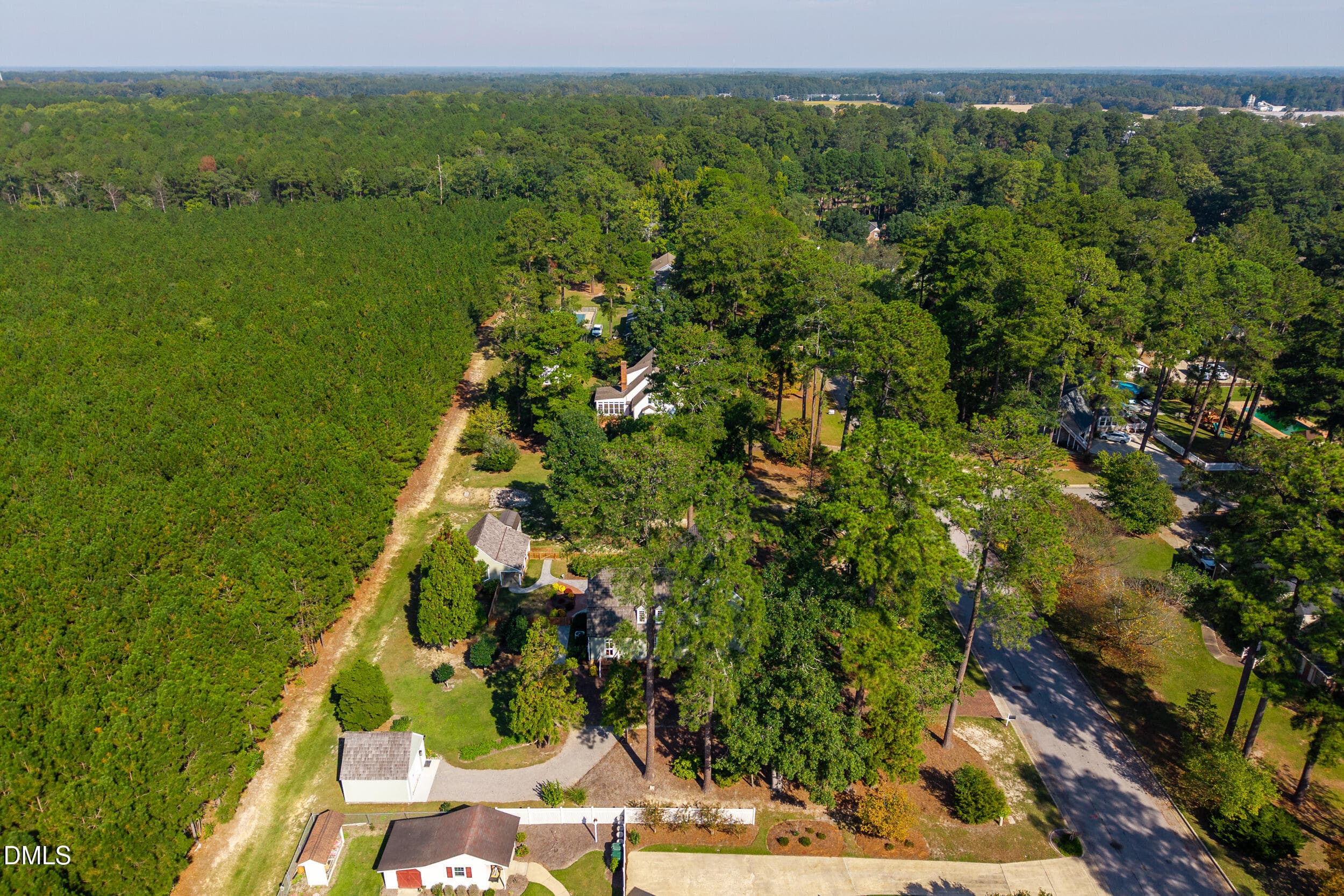 Aerial View - 1516 Colony Drive, Tarboro, NC 27886