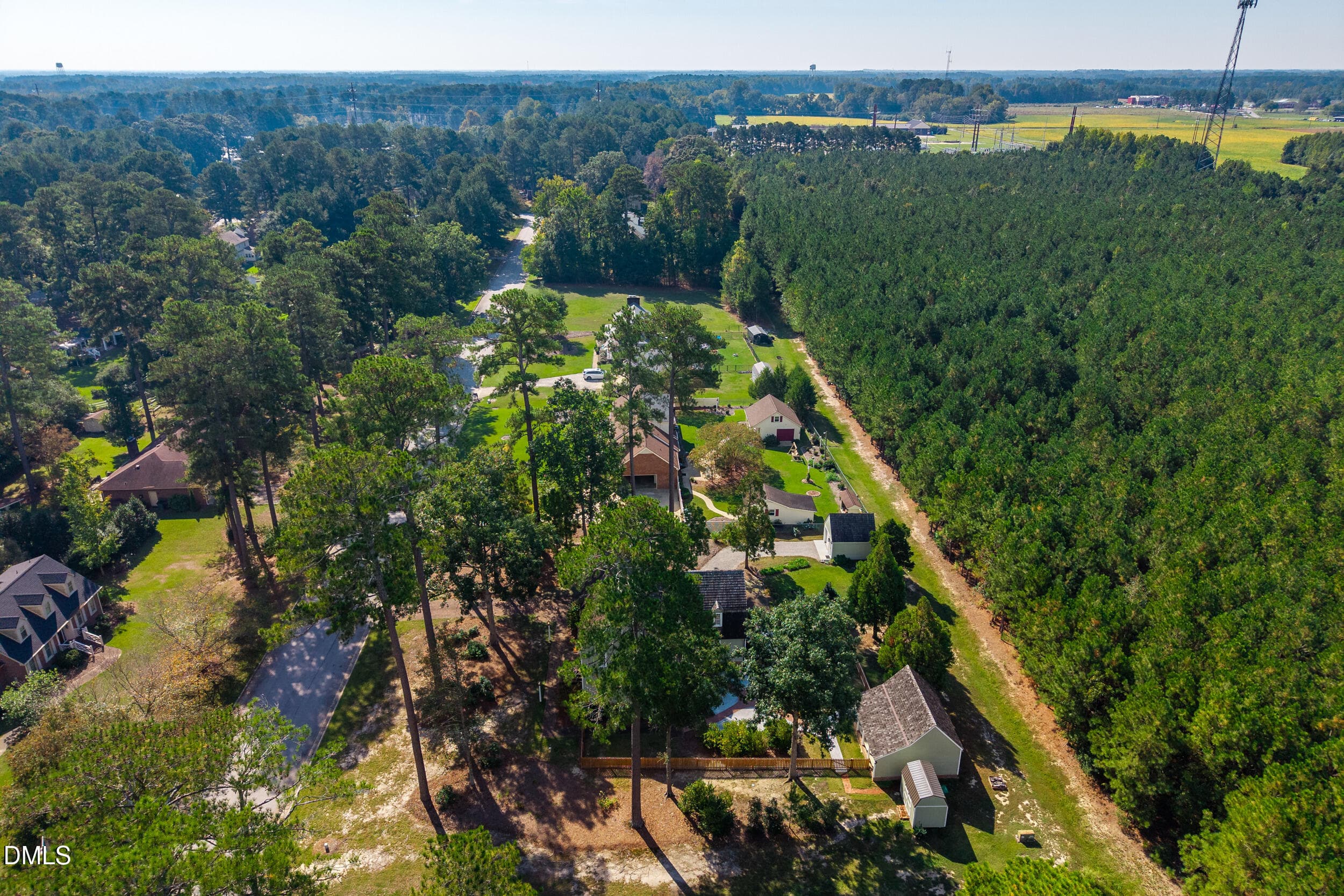 Aerial View - 1516 Colony Drive, Tarboro, NC 27886