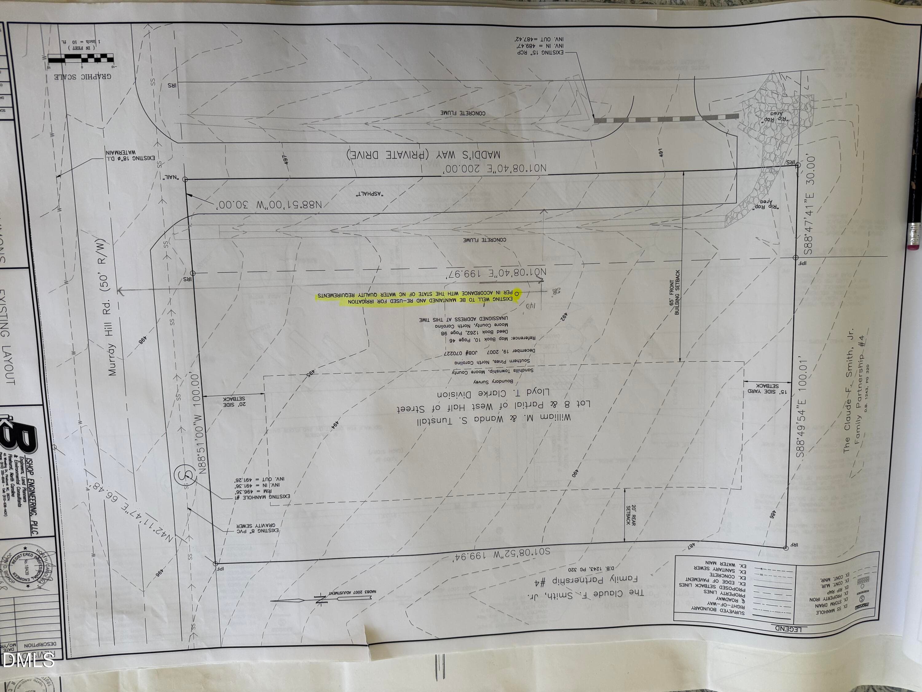 Survey - 280 Murray Hill Road, Southern Pines, NC 28387