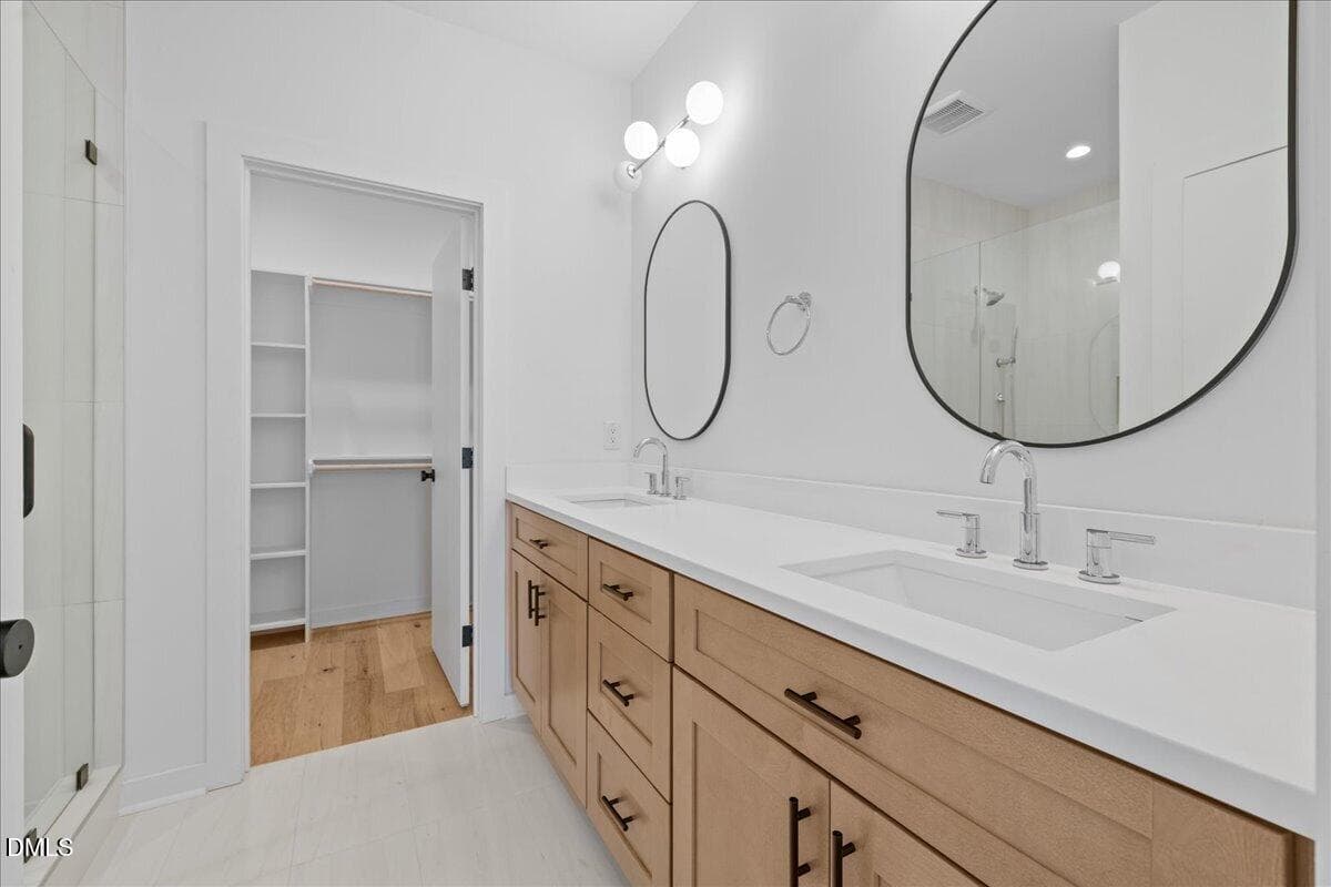 Dual vanity with plenty of storage - 804 Cotton Place 102, Raleigh, NC 27601
