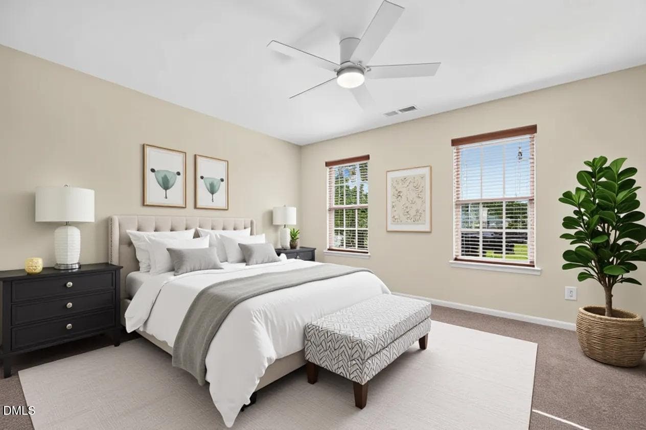 Bedroom 2 VS - 3111 Manhasset Lane, Raleigh, NC 27604