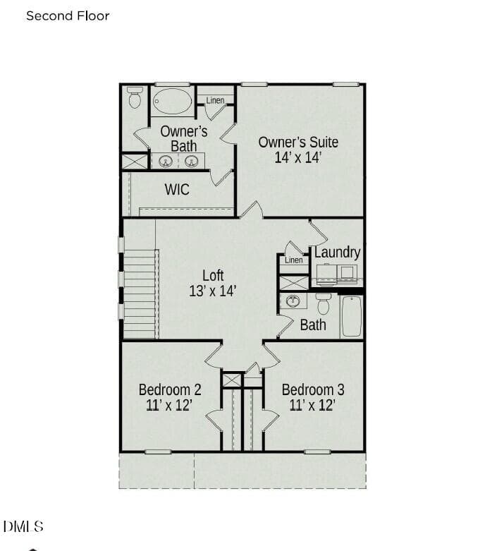 Second Floor - 555 Trove Lane, Vass, NC 28394