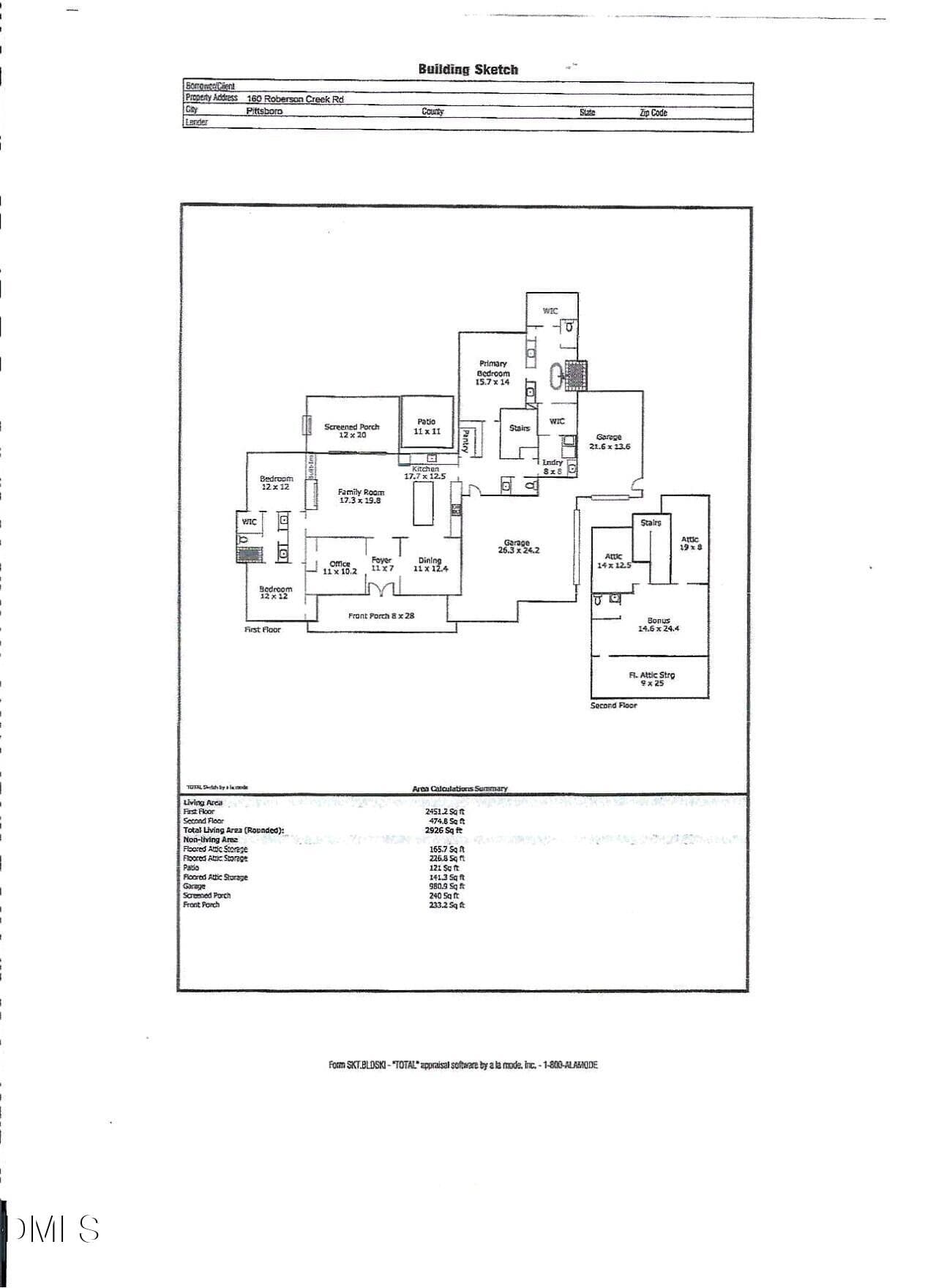 Floor Plan - jpg - 160 Roberson Creek Road, Pittsboro, NC 27312