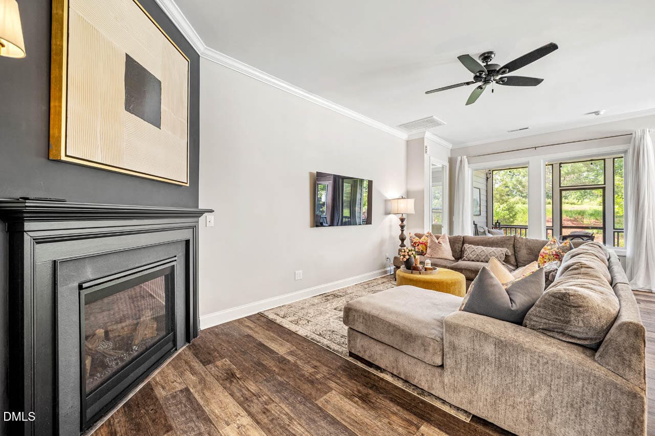 Family Room - 93 Abercorn Circle, Chapel Hill, NC 27516