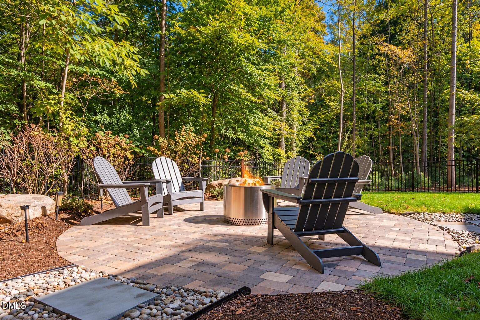 Patio -- Perfect for a fire pit! - 650 Stonecrest Way, Pittsboro, NC 27312