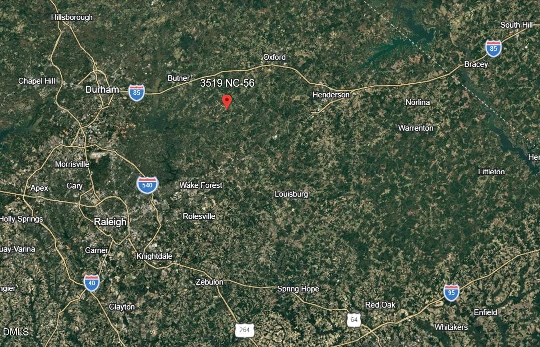 Google earth - 0 Nc-56 Highway, Creedmoor, NC 27522