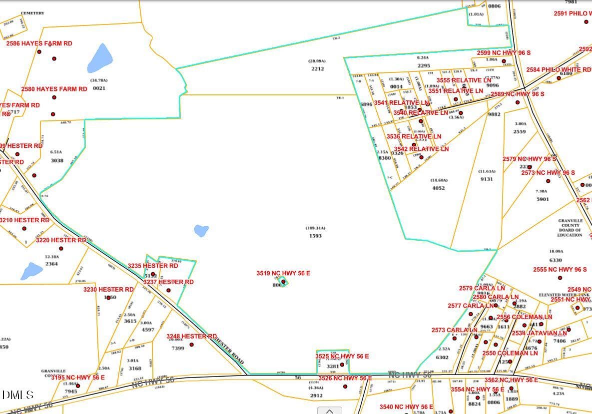 Tax map - 0 Nc-56 Highway, Creedmoor, NC 27522