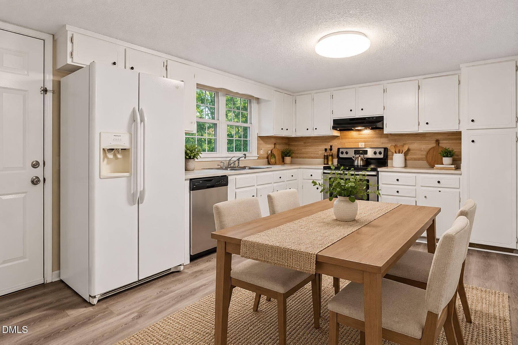 staged kitchen - 204 W Hill Street, Benson, NC 27504