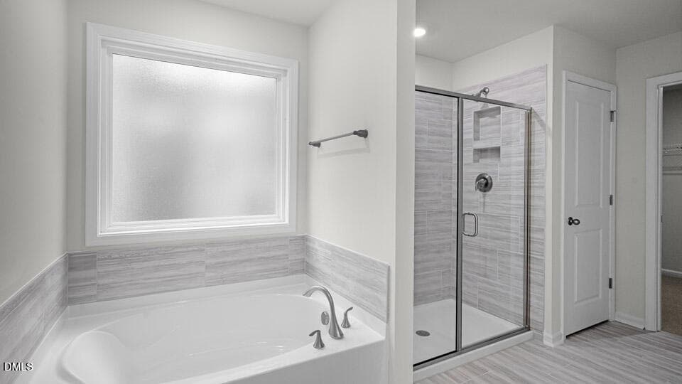 PRIMARY SUITE BATHROOM - 5021 Dezola Street, Apex, NC 27539