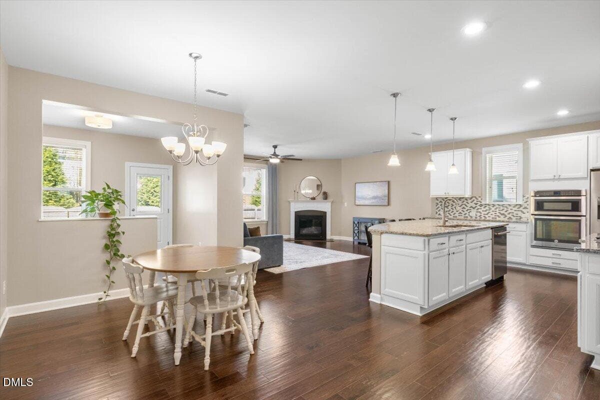 Open but separate floor plan - 2008 Campana Drive, Raleigh, NC 27603