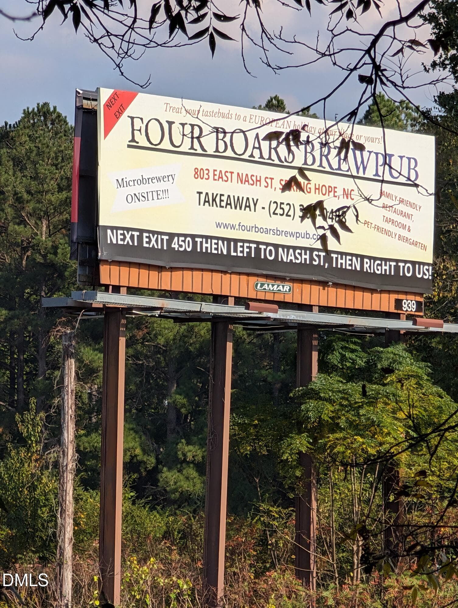 Billboard Lease on Property - 11715 Us 64a, Spring Hope, NC 27882