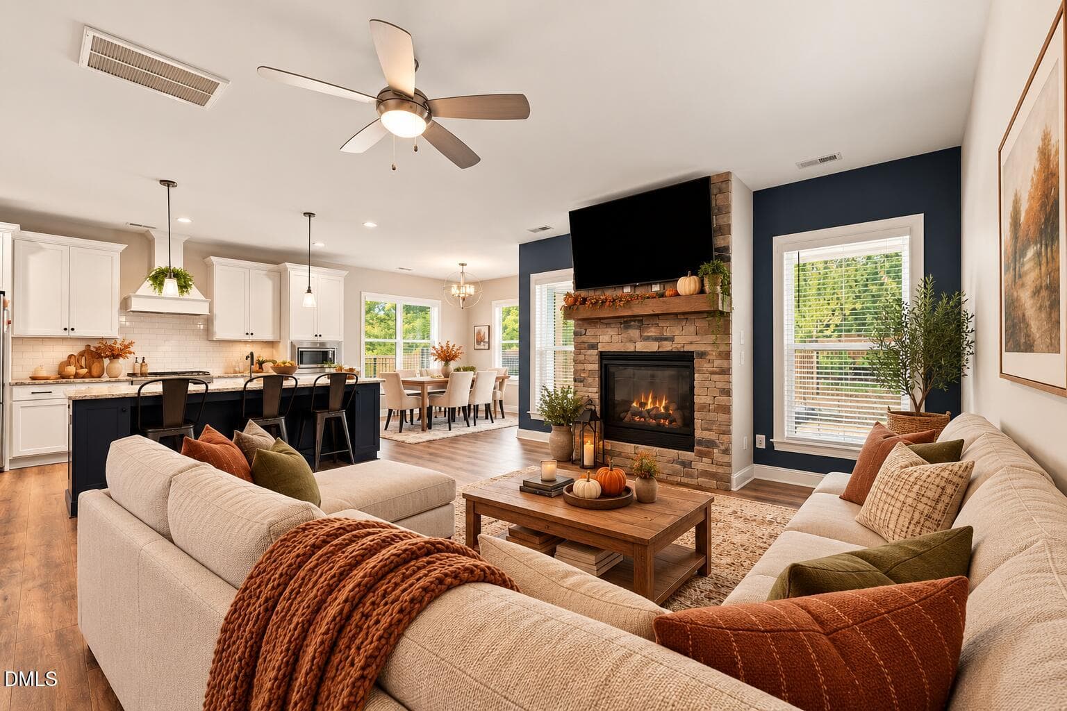 Cozy Autumn Farmhouse Living Space - 2013 Edens Ridge Avenue, Wake Forest, NC 27587