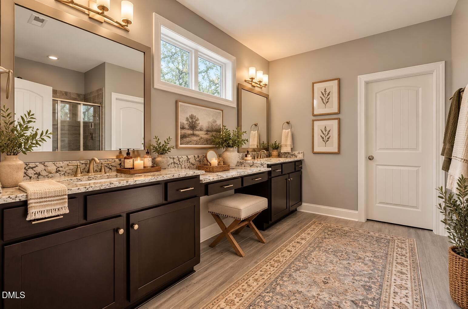 Warm Neutral Spa-Inspired Master Bathroo - 2013 Edens Ridge Avenue, Wake Forest, NC 27587