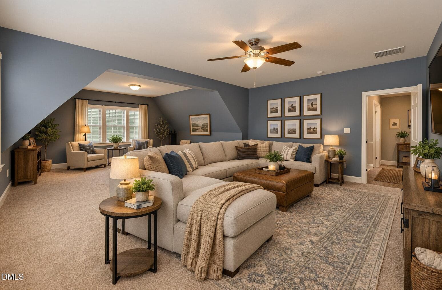 Cozy Blue-Gray Farmhouse Attic Retreat - 2013 Edens Ridge Avenue, Wake Forest, NC 27587