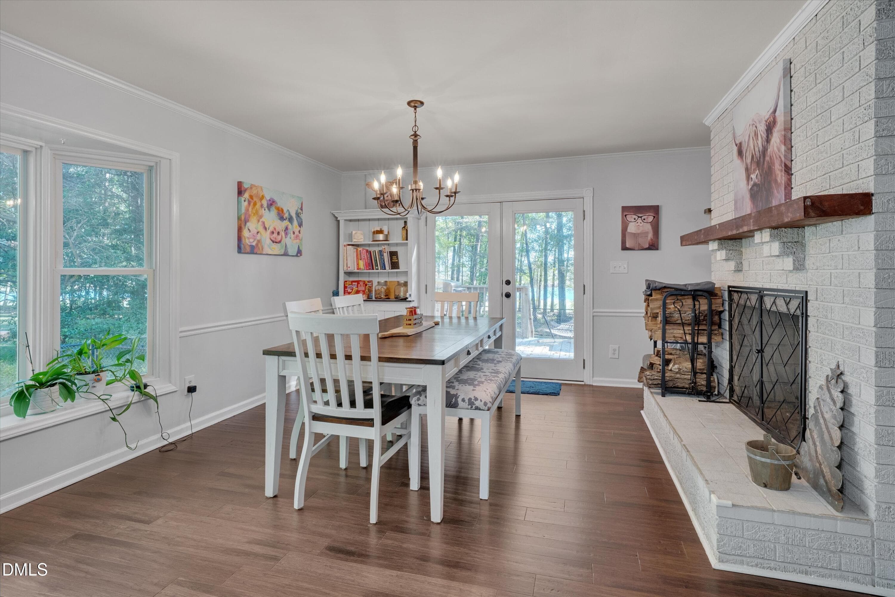 Dining Room - 408 Lake Winds Trail, Rougemont, NC 27572