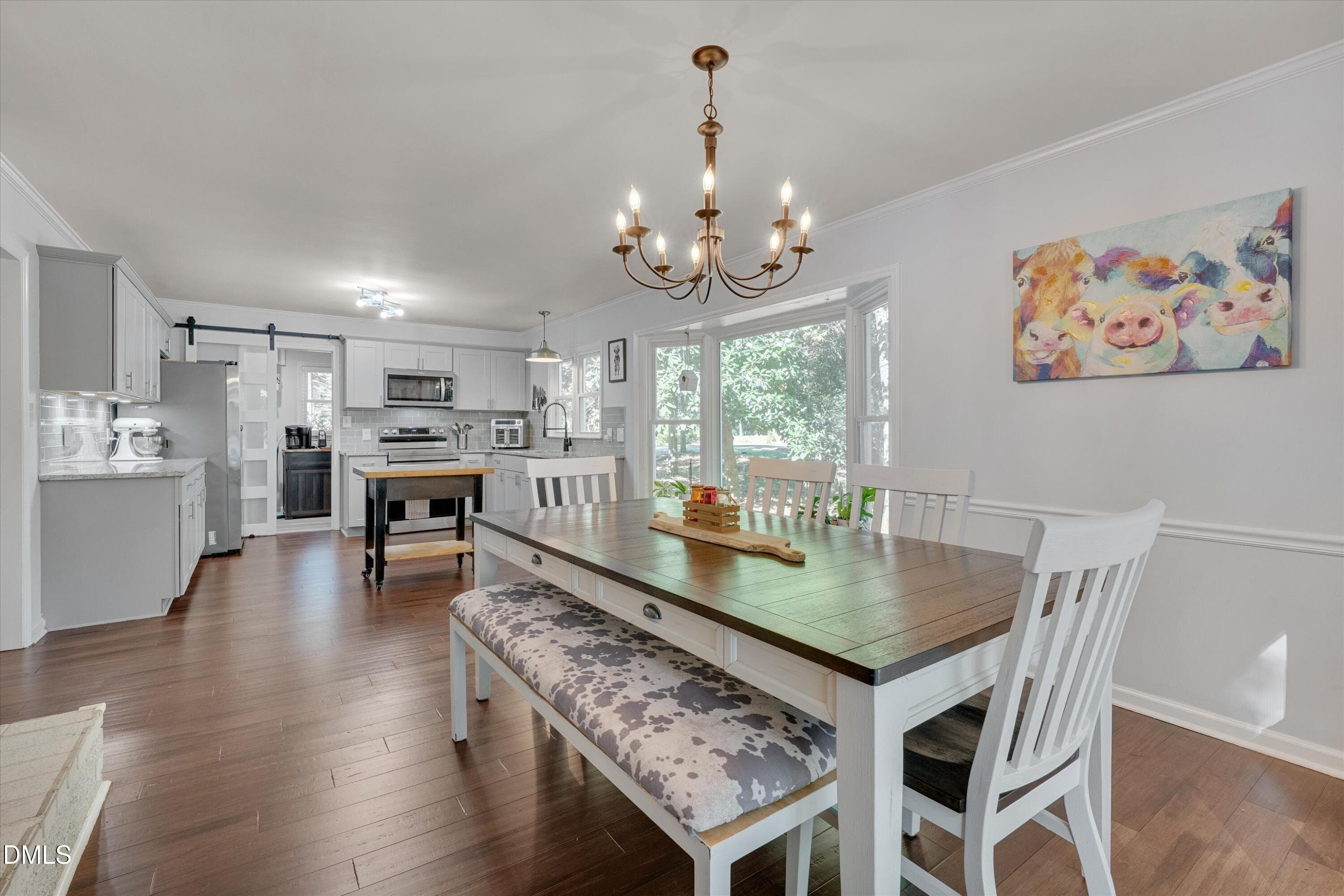 Dining/Kitchen - 408 Lake Winds Trail, Rougemont, NC 27572