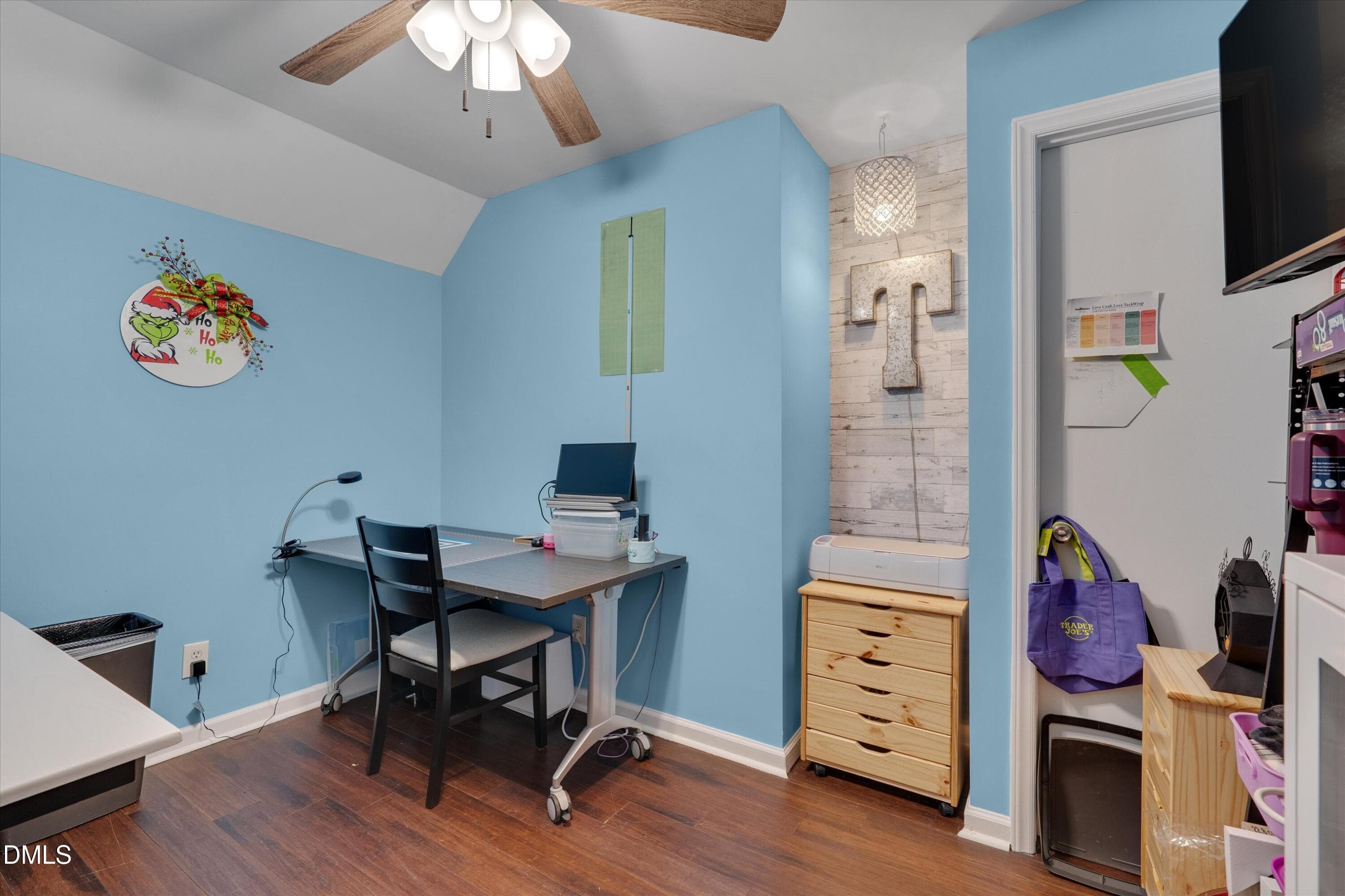 Office/Craft Room in Basement - 408 Lake Winds Trail, Rougemont, NC 27572