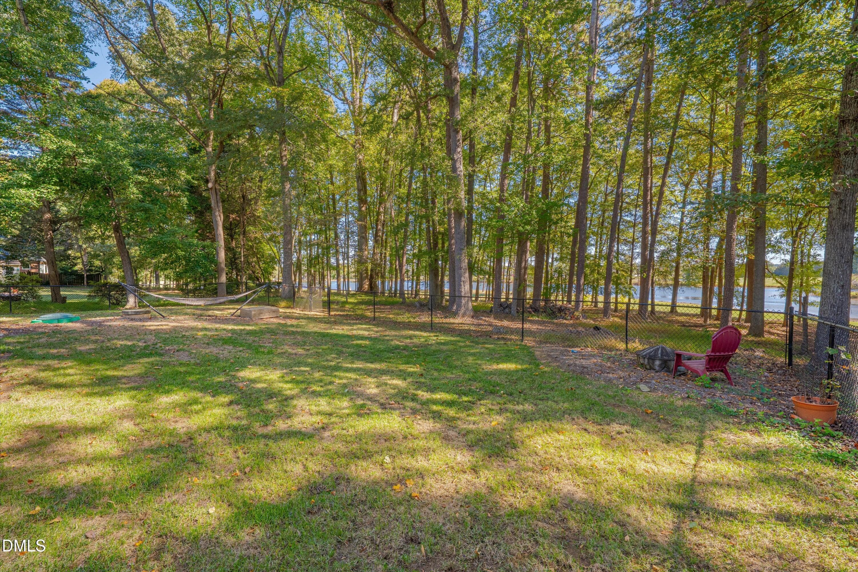 Backyard - 408 Lake Winds Trail, Rougemont, NC 27572