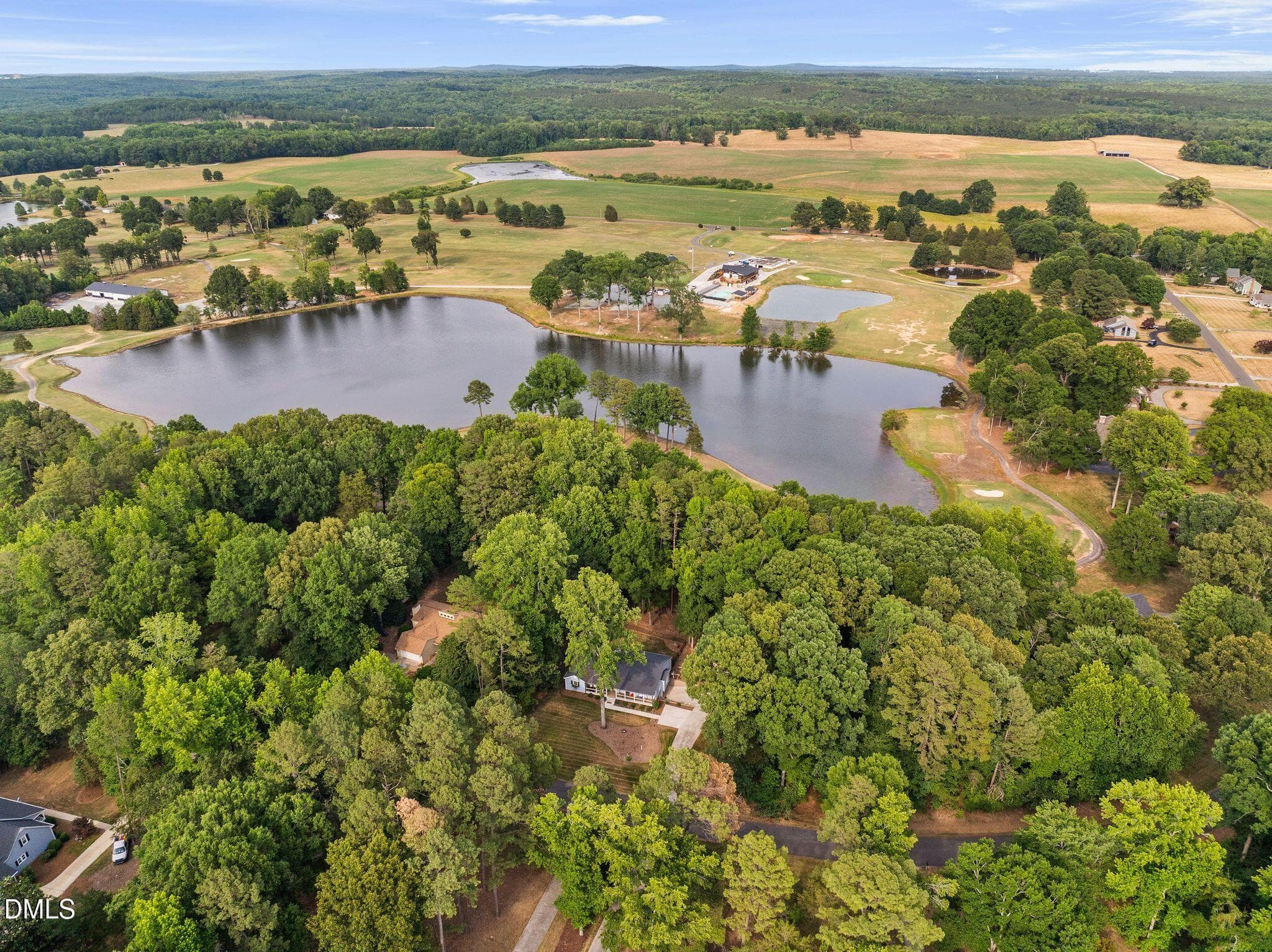 Aerial View - 408 Lake Winds Trail, Rougemont, NC 27572