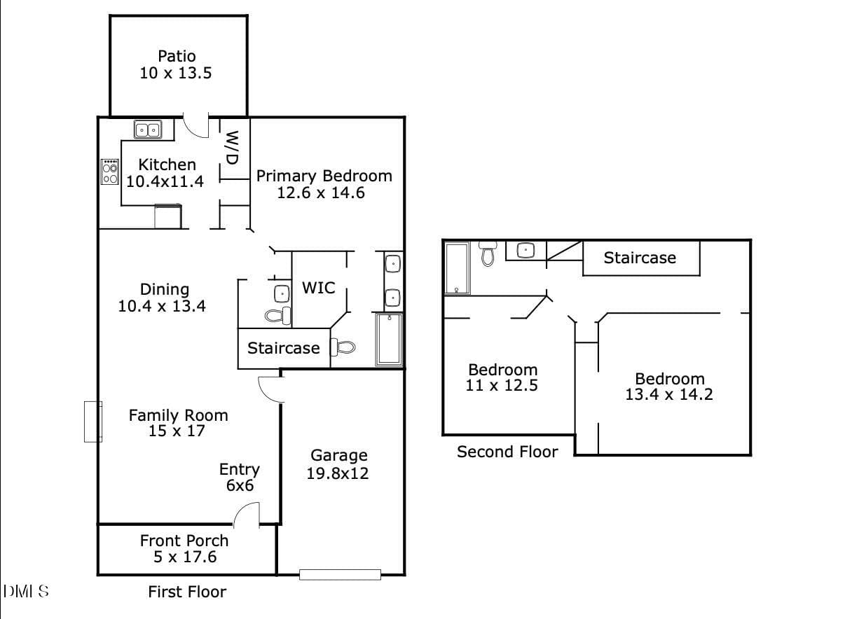 Floor Plan - 203 Bridgepath Drive, Cary, NC 27513