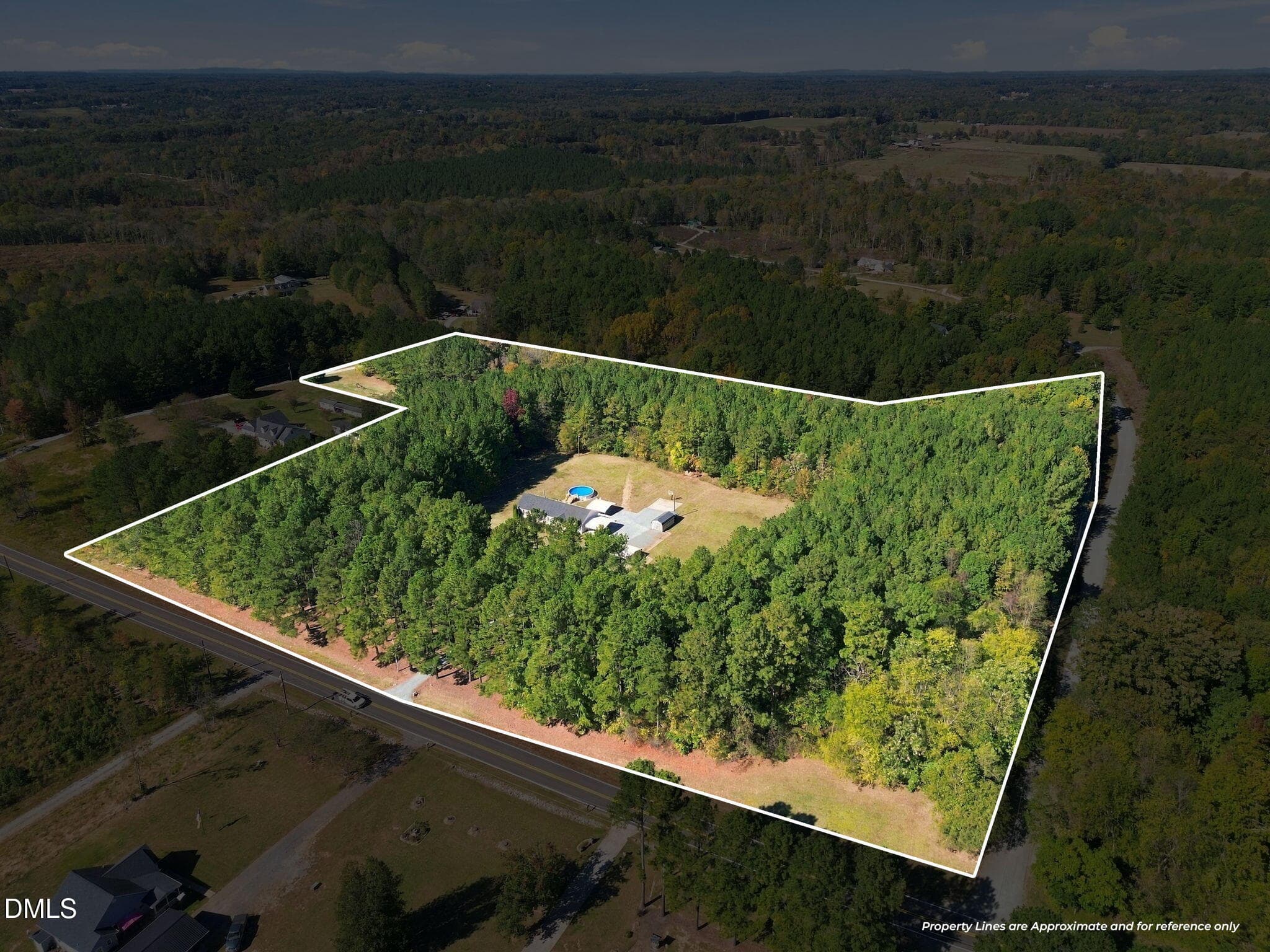 4-web-or-mls-DJI_0034 - lotlines - 4426 Kerr's Chapel Road, Elon, NC 27244