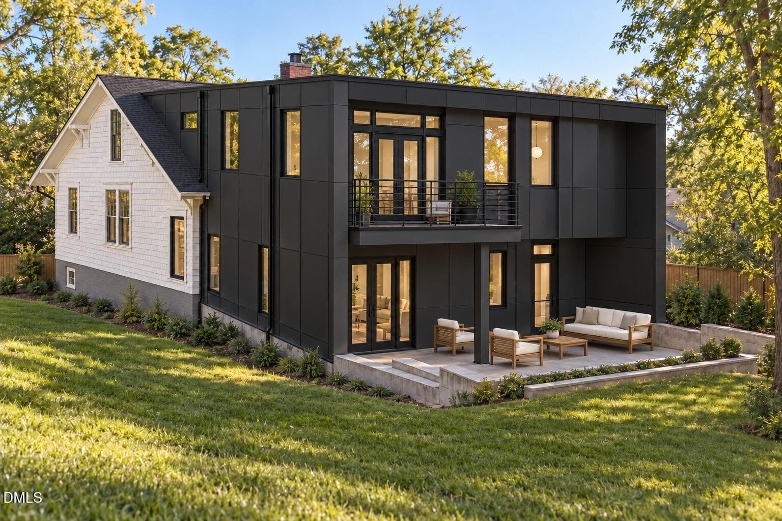 Rear exterior renderings - 504 Washington Street, Raleigh, NC 27605