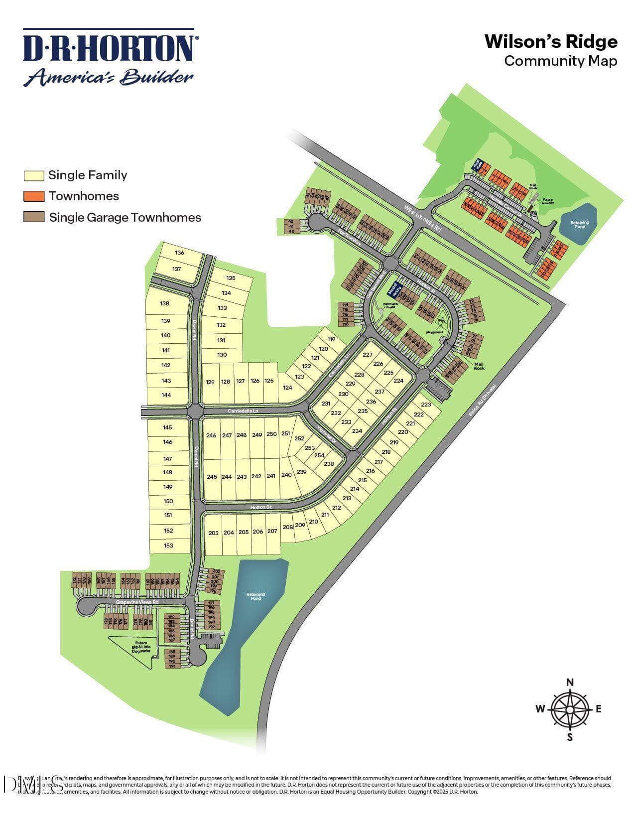 WILSON'S RIDGE COMMUNITY SITE MAP - 296 Holton Street, Wilsons Mills, NC 27577