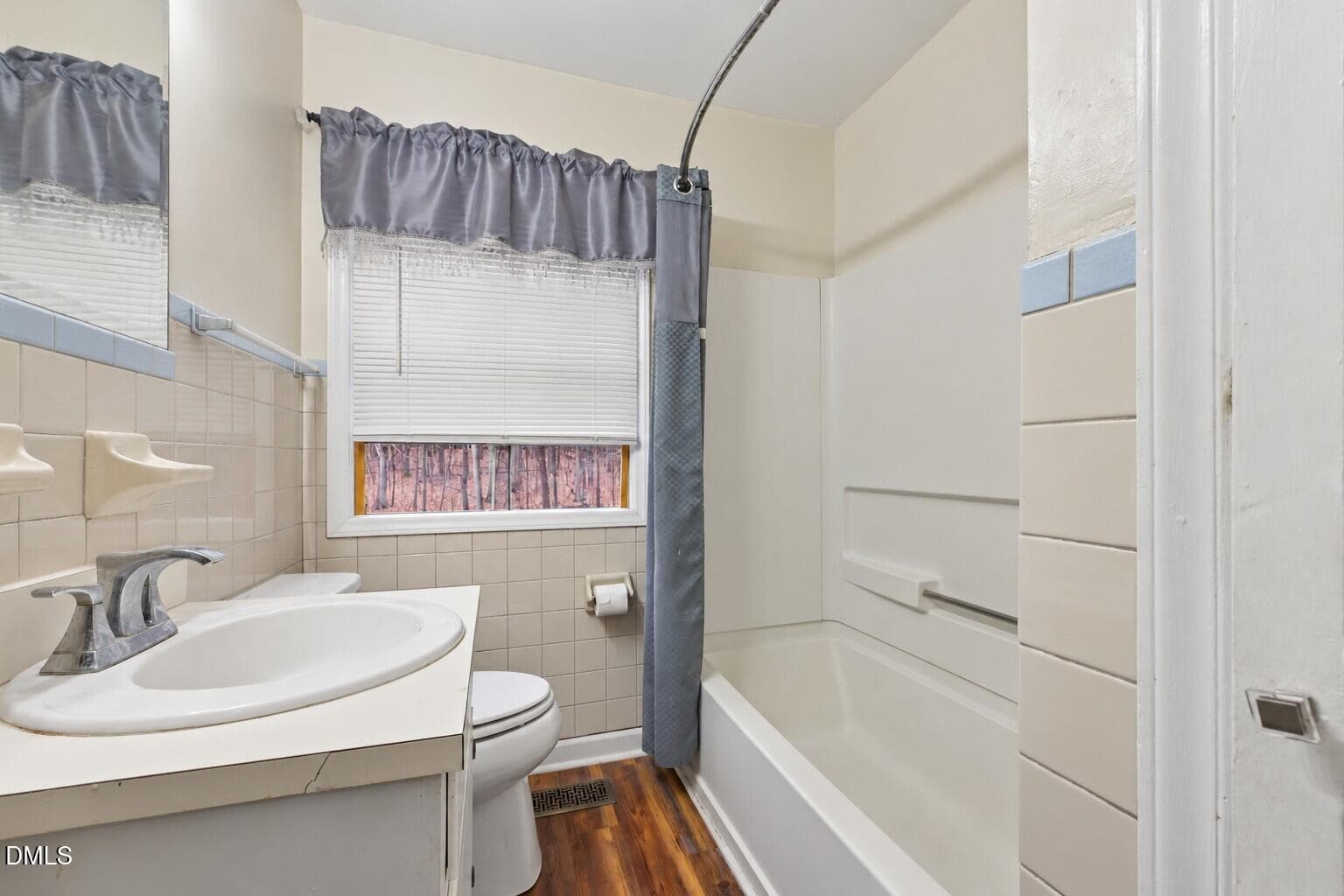 Decluttered bathroom with preserved toil - 726 Torredge Road, Durham, NC 27712