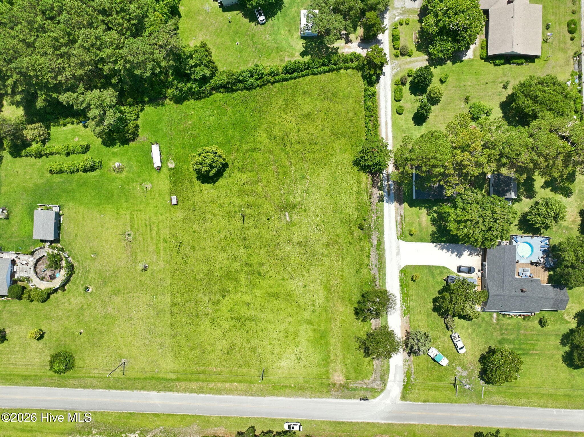 Birds Eye View of Property - 233 Ferry Dock Road, Gloucester, NC 28528