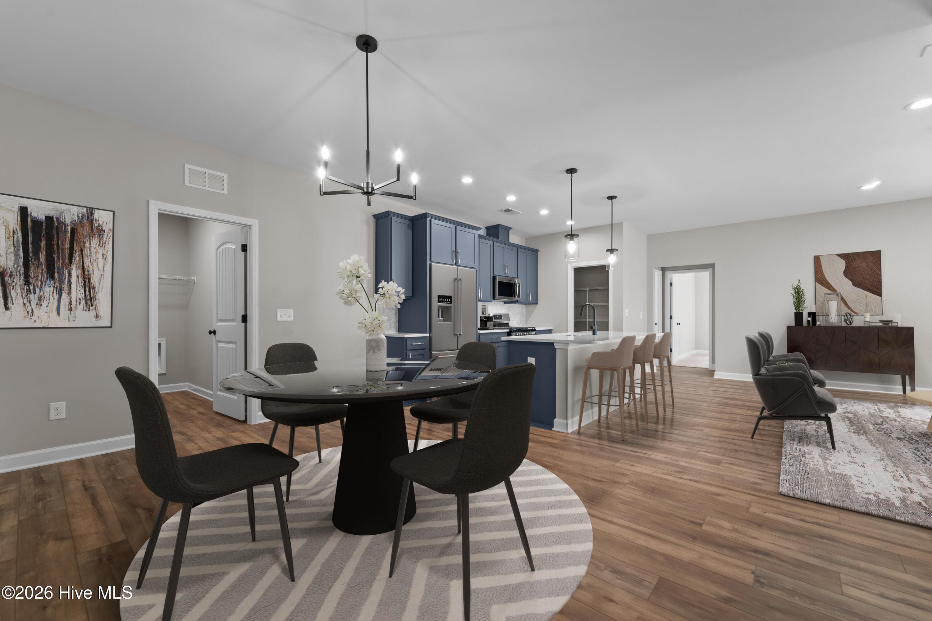 Example photo of similar home. Digitally Staged. Actual home is under construction. - 4184 Workman Loop 88, Leland, NC 28451