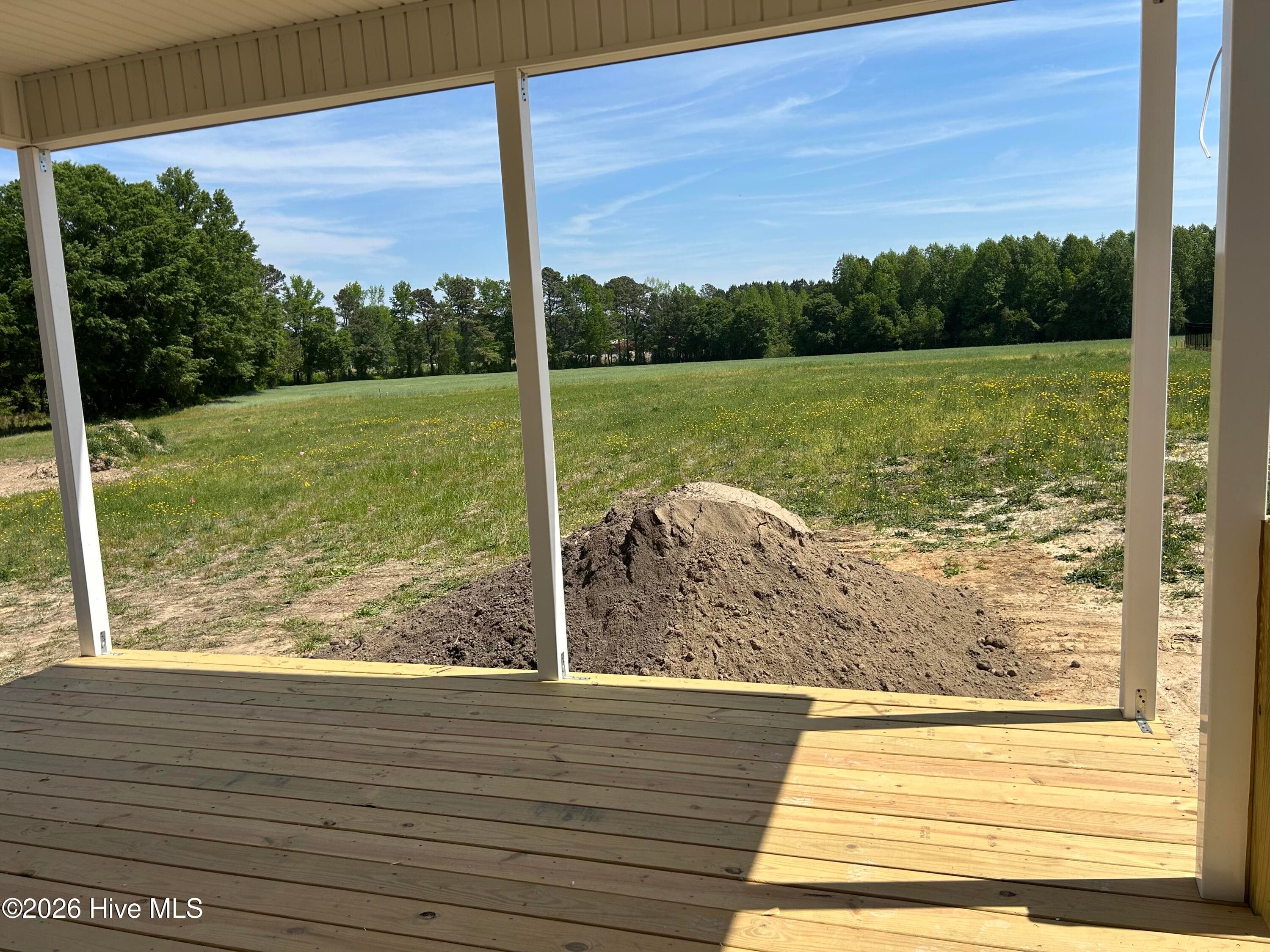back porch - 168 Prency Lane, Middlesex, NC 27557