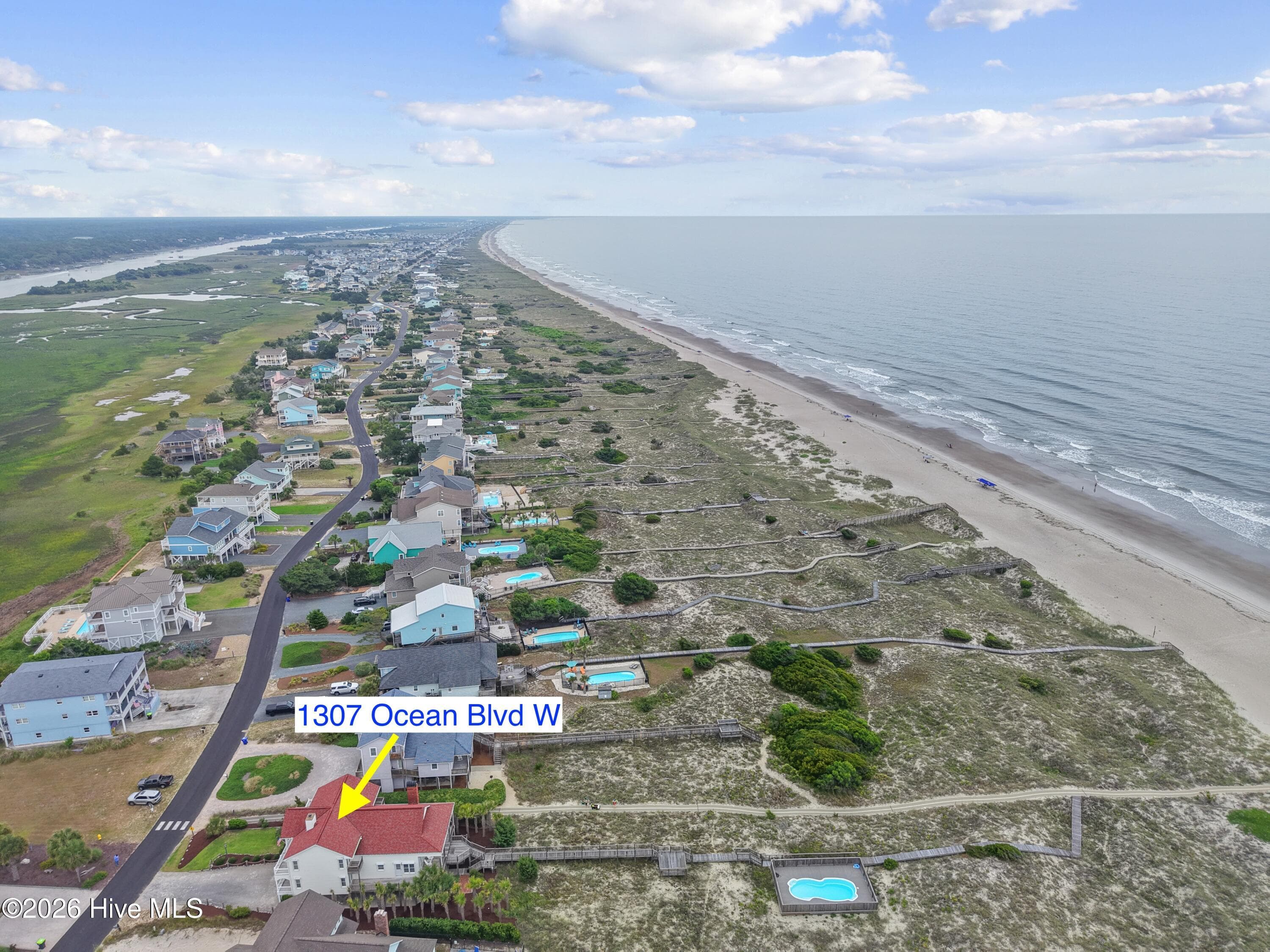 Single Family Residence at 1307 Ocean Boulevard W, Holden Beach, NC 28462, photo 92 of 109