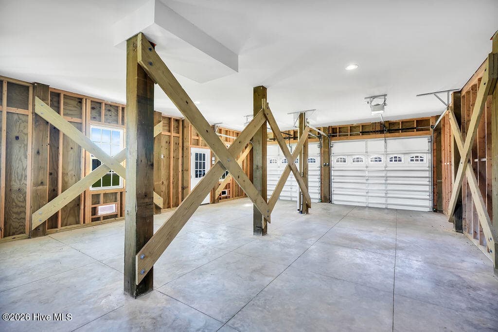 Oversized 2 car garage (34x24) - 244 Grandview Drive, Sneads Ferry, NC 28460