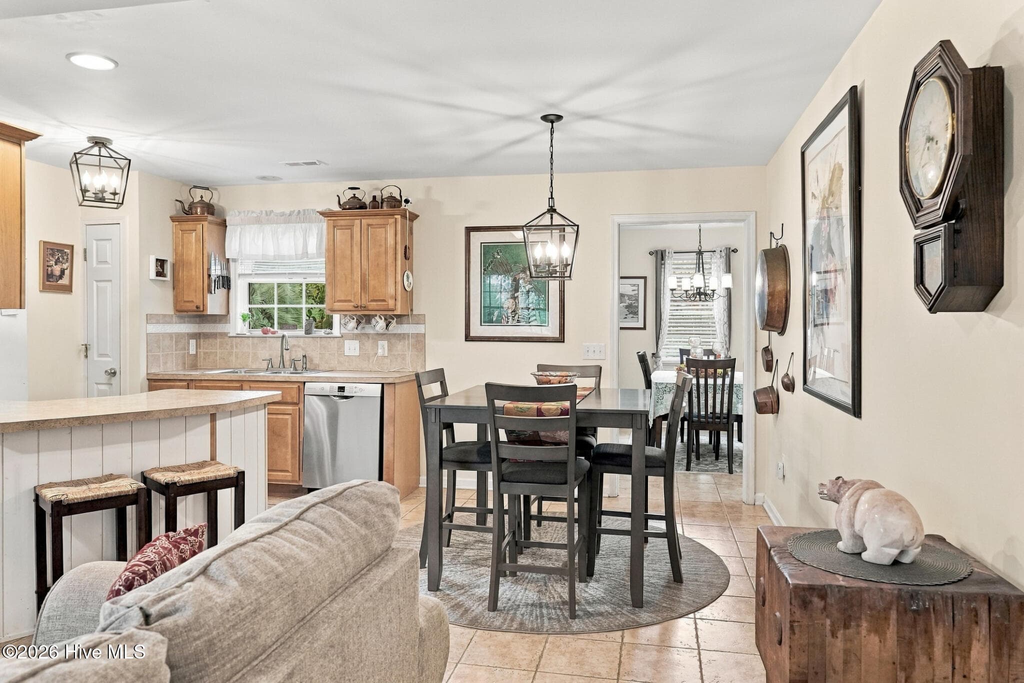 VIEW OF KITCHEN FROM FAMILY ROOM - 2900 E Lakeview Drive SW, Supply, NC 28462