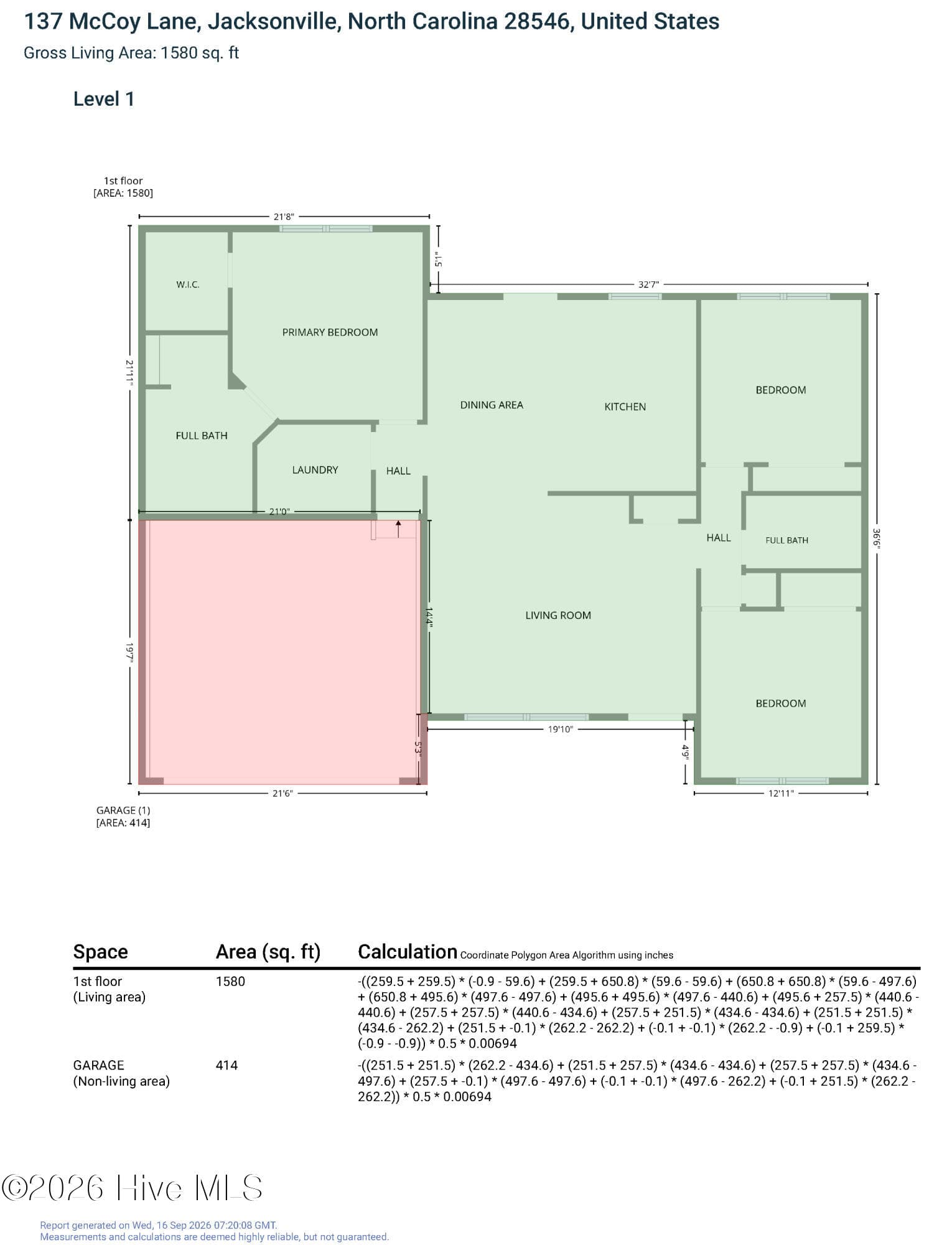 Single Family Residence at 137 Mccoy Lane, Jacksonville, NC 28546, photo 22 of 22