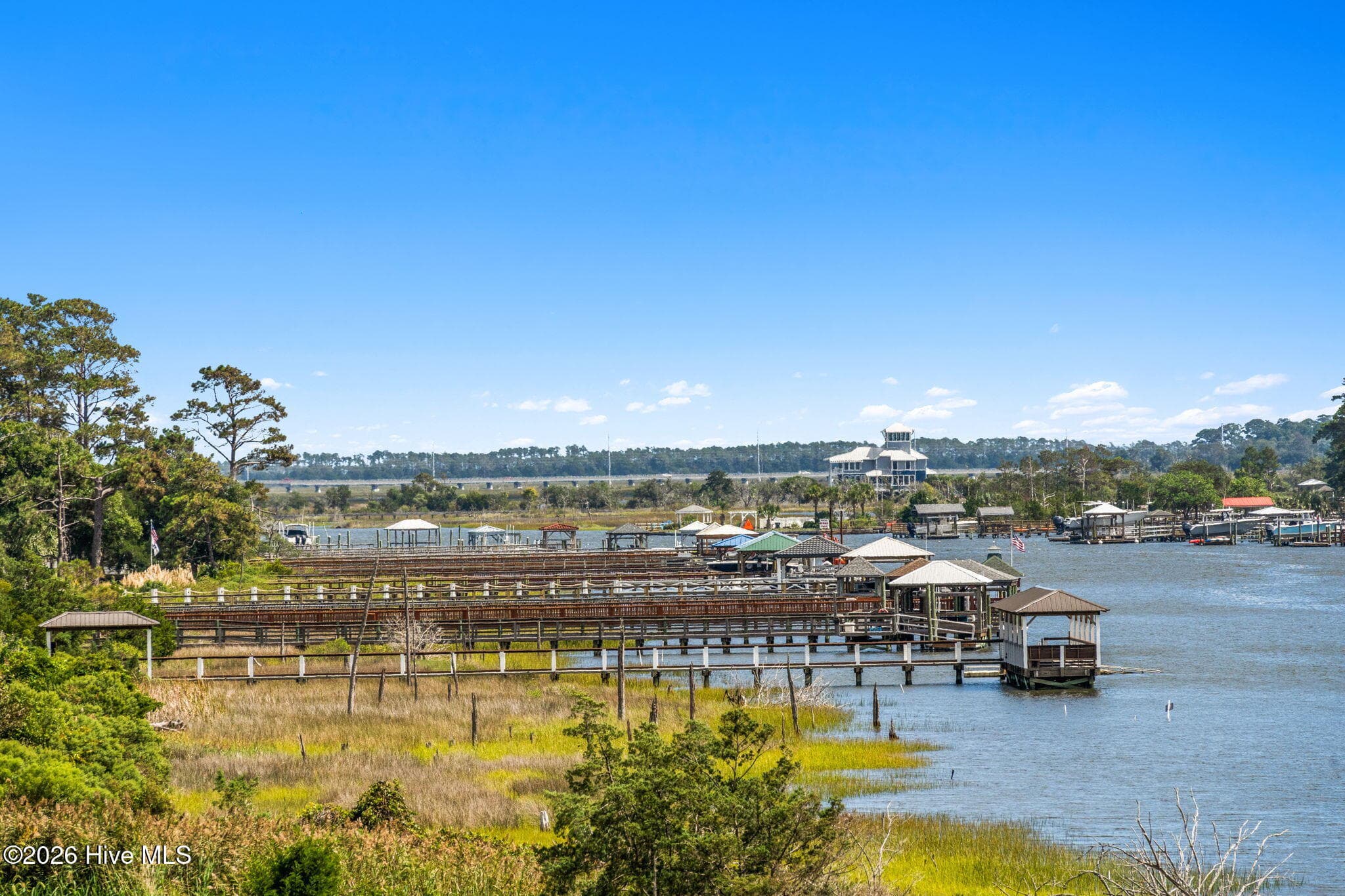 View from deck of pier at Waterway Park - 2775 Long Bay Drive SE, Southport, NC 28461