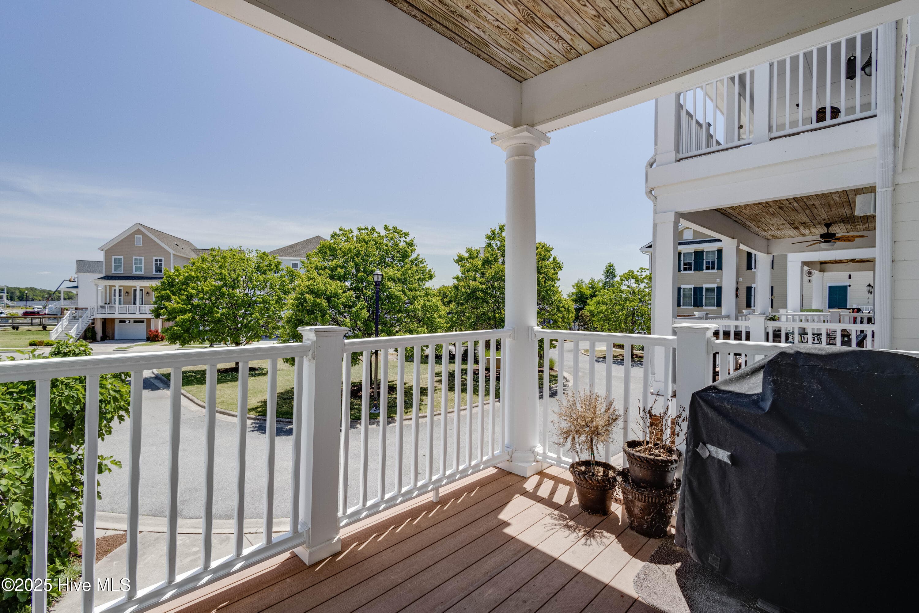 Porch off of Family and Dining Room on Main Floor. - 207 S Academy Street, Washington, NC 27889