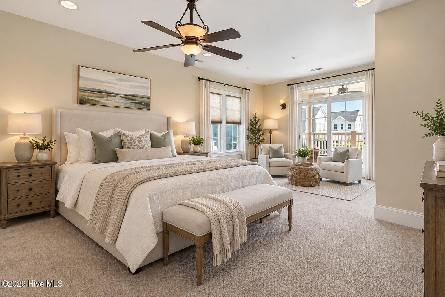Furniture is Virually Staged. Primary Suite - 207 S Academy Street, Washington, NC 27889