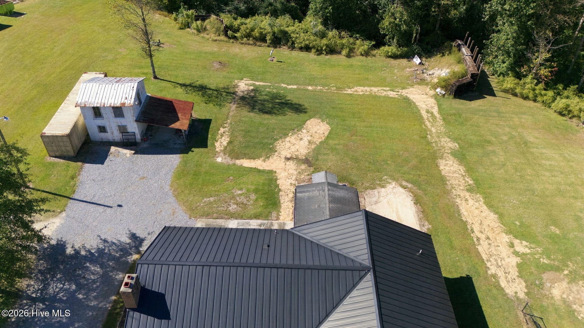 aerial top of house - 1405 Antioch Road, New Bern, NC 28560