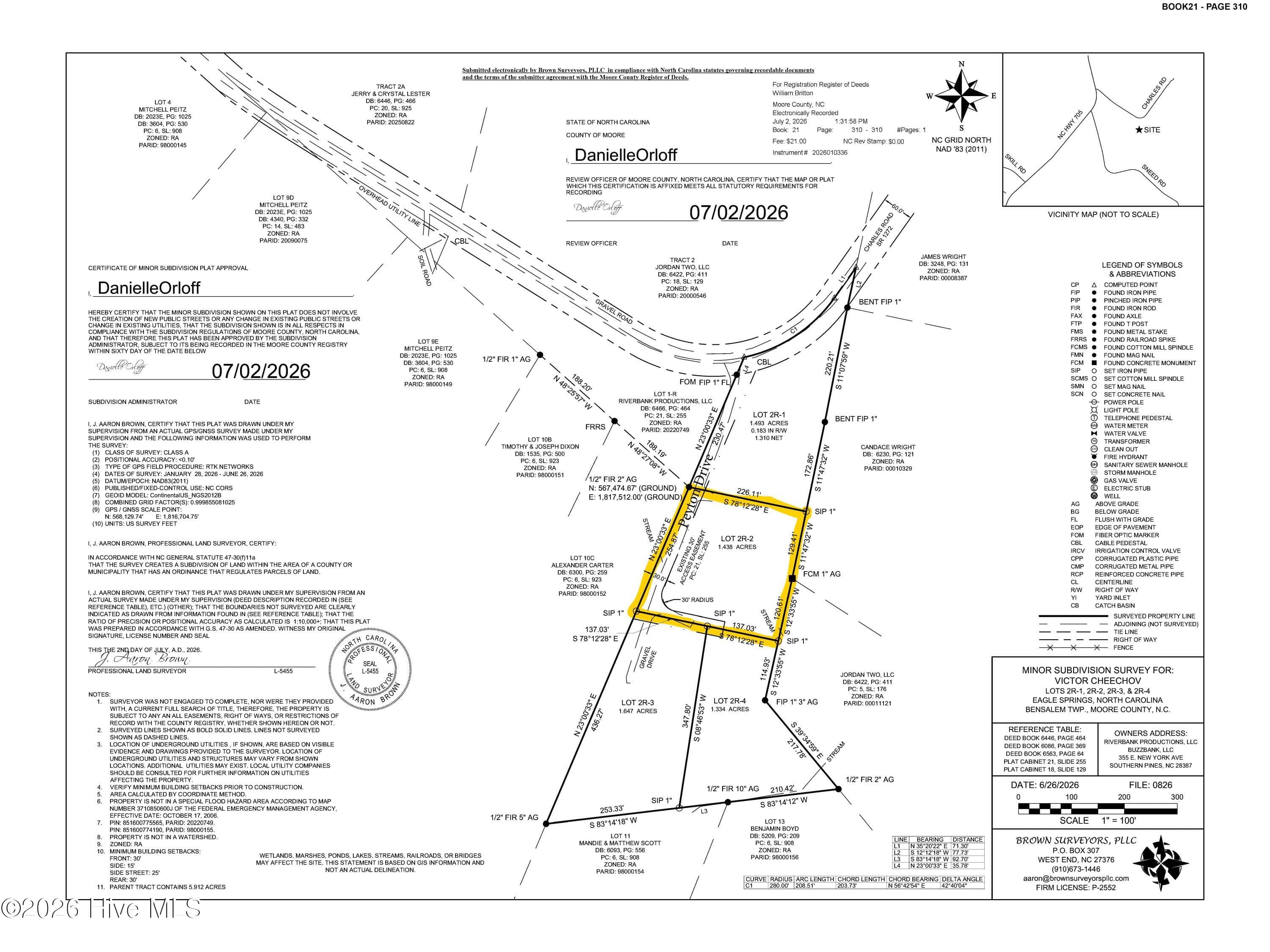 Residential Lot at Tbd 2R-2 Peyton Drive, Eagle Springs, NC 27242, photo 4 of 4