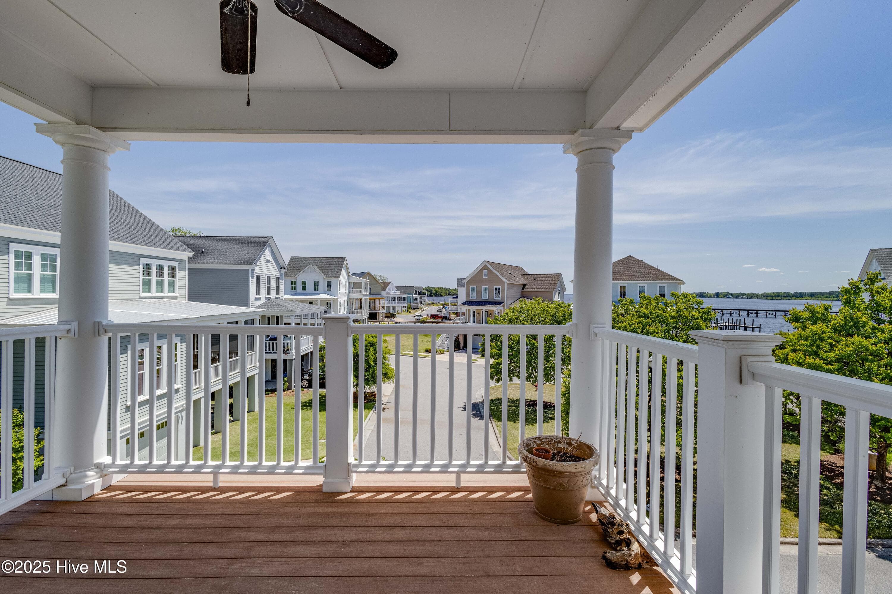 Private Primary Bedroom covered balcony. - 207 S Academy Street, Washington, NC 27889