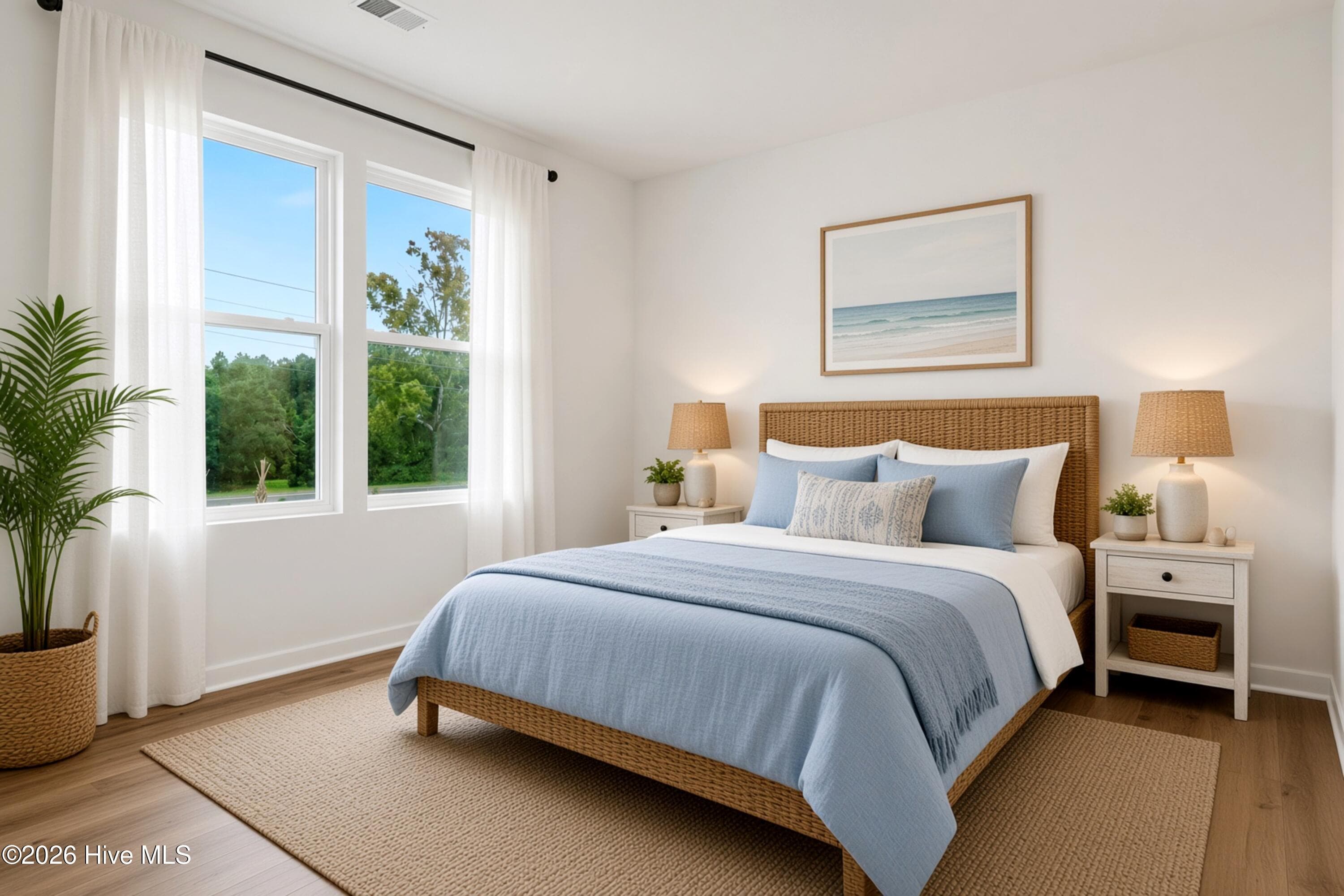 AI Staged secondary bedroom - 2107 Cregan Cove SW (Lot 18), Ocean Isle Beach, NC 28469