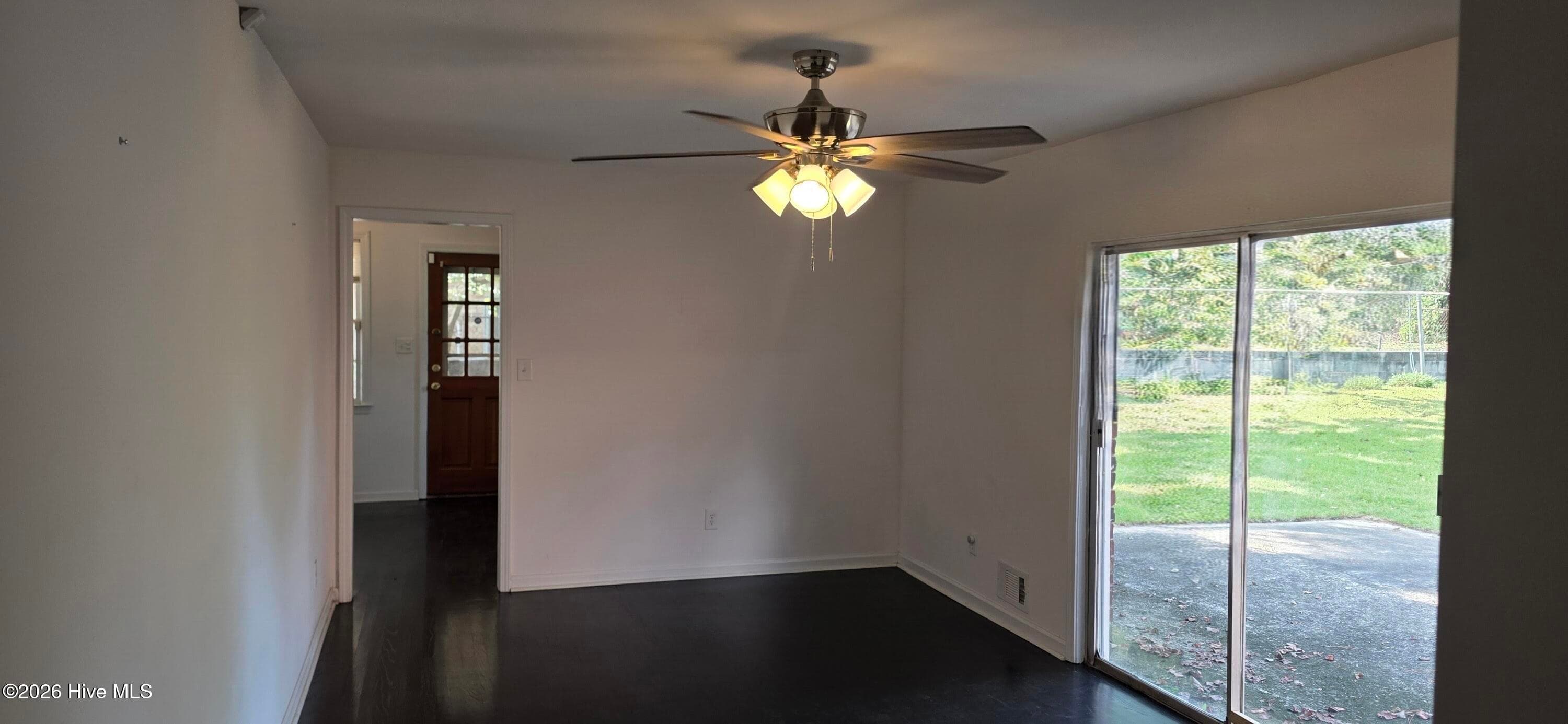 Den/Family room with Bookcase - 2423 Eagle Drive, Augusta, GA 30906