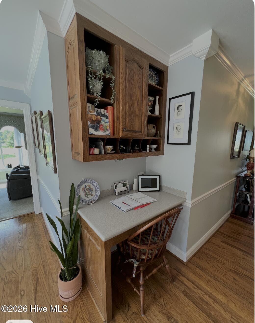 Built in Desk in Kitchen area. - 642 Enoch Road, Clinton, NC 28328