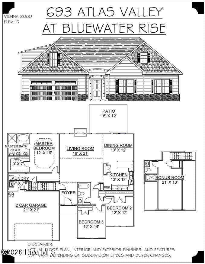 Single Family Residence at 4010 Bluewater Boulevard, New Bern, NC 28562, photo 3 of 12