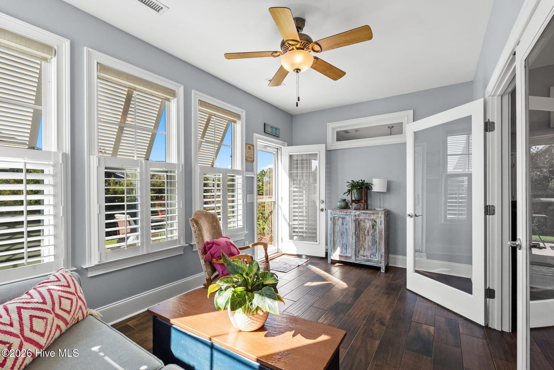 Carolina Room entered from double glass doors - 6363 Havencrest Drive SW, Ocean Isle Beach, NC 28469