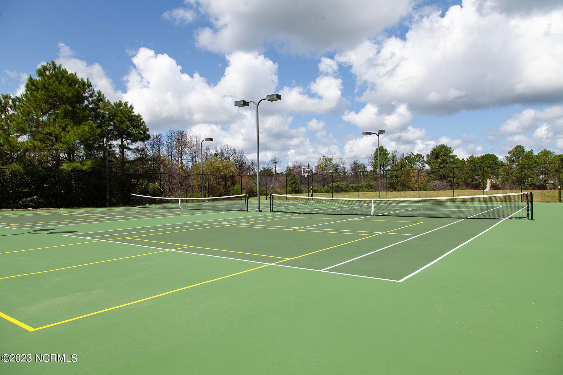Community tennis courts. - 2012 Willowleaf Drive Lot 02, Leland, NC 28451