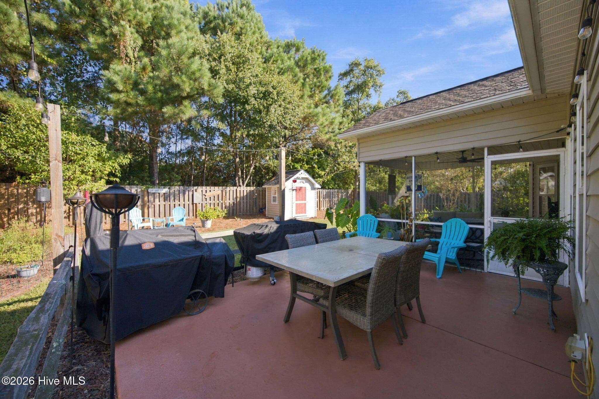 Spacious Patio for grilling - 4490 Frying Pan Road SE, Southport, NC 28461, Southport