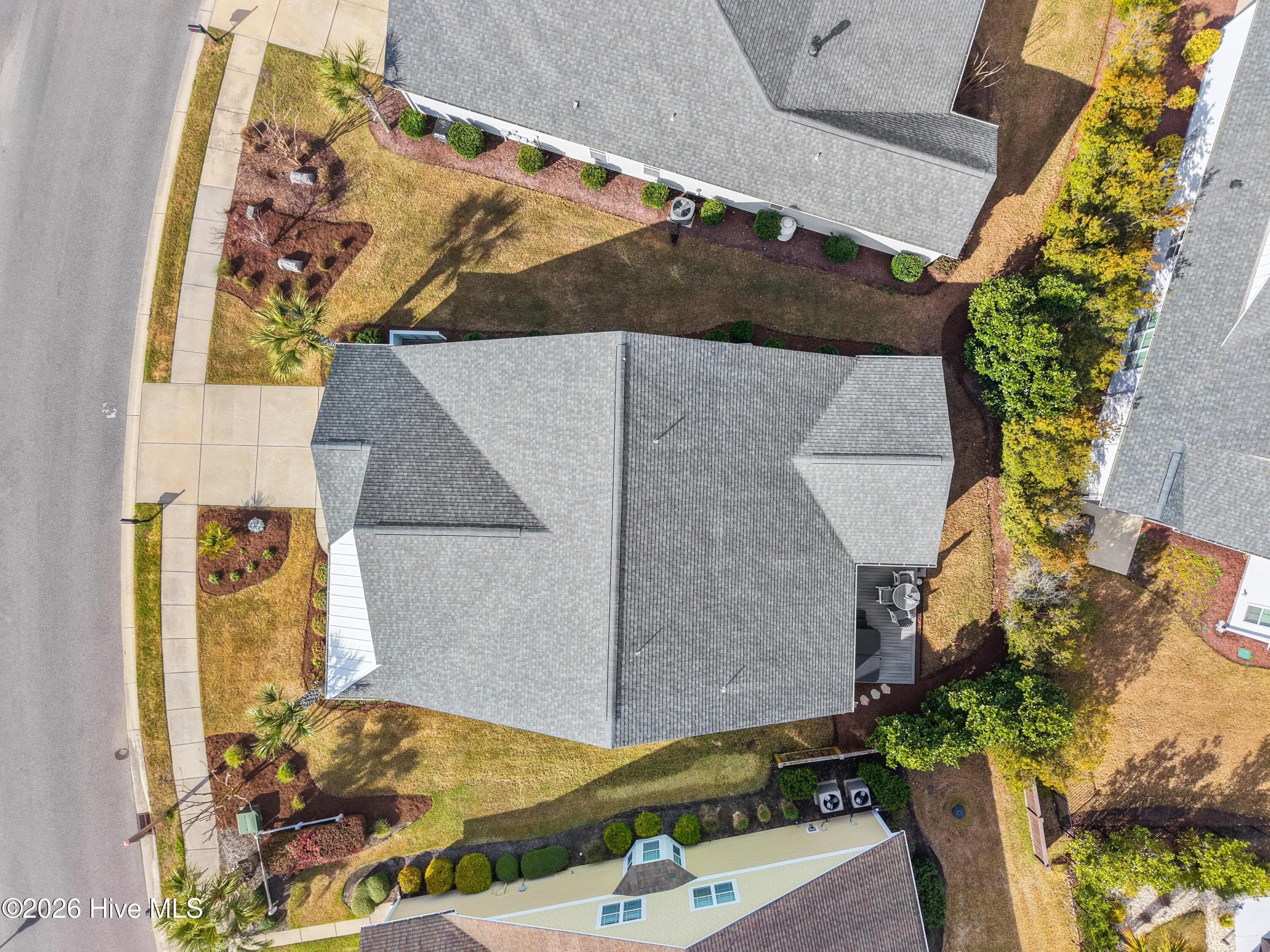 Overhead view of home. - 6358 Bryson Drive SW, Ocean Isle Beach, NC 28469
