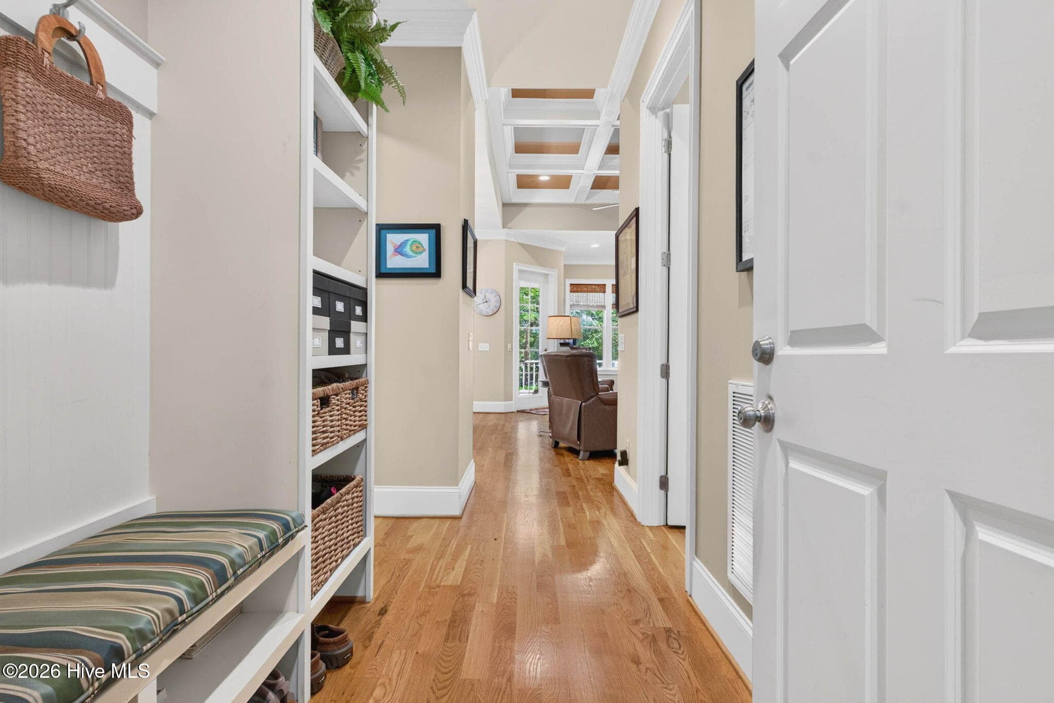 Hallway from garage - 5208 White Ibis Court, Southport, NC 28461, Southport